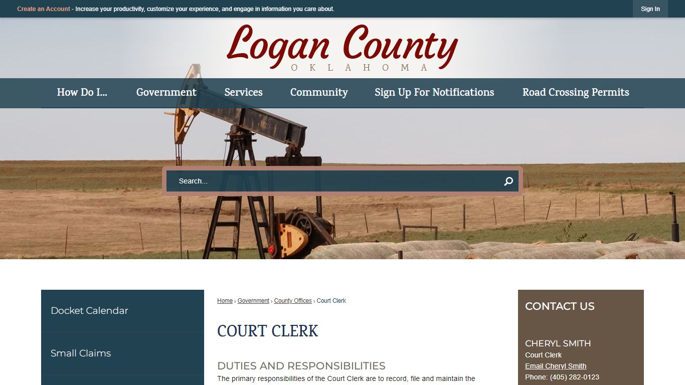 Court Clerk | Logan County, OK
